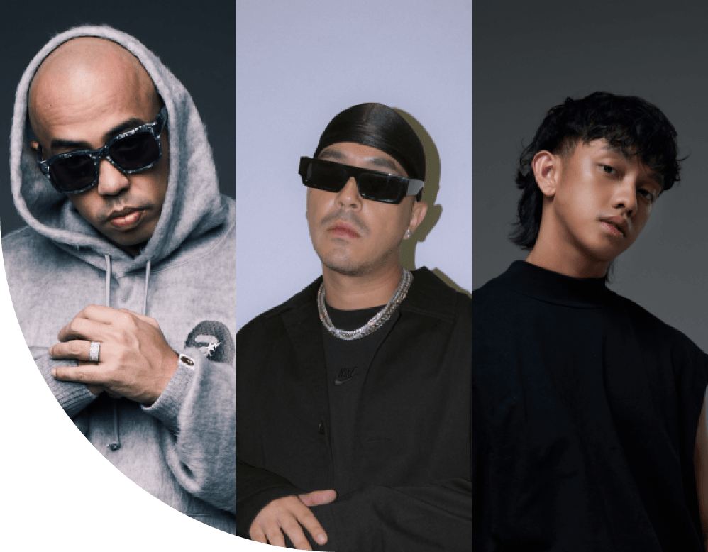 Joe Flizzow, SonaOne and Ismail Izzani