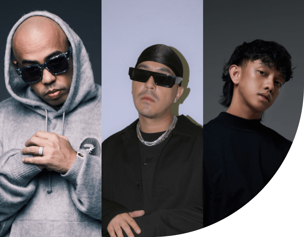 Joe Flizzow, SonaOne and Ismail Izzani