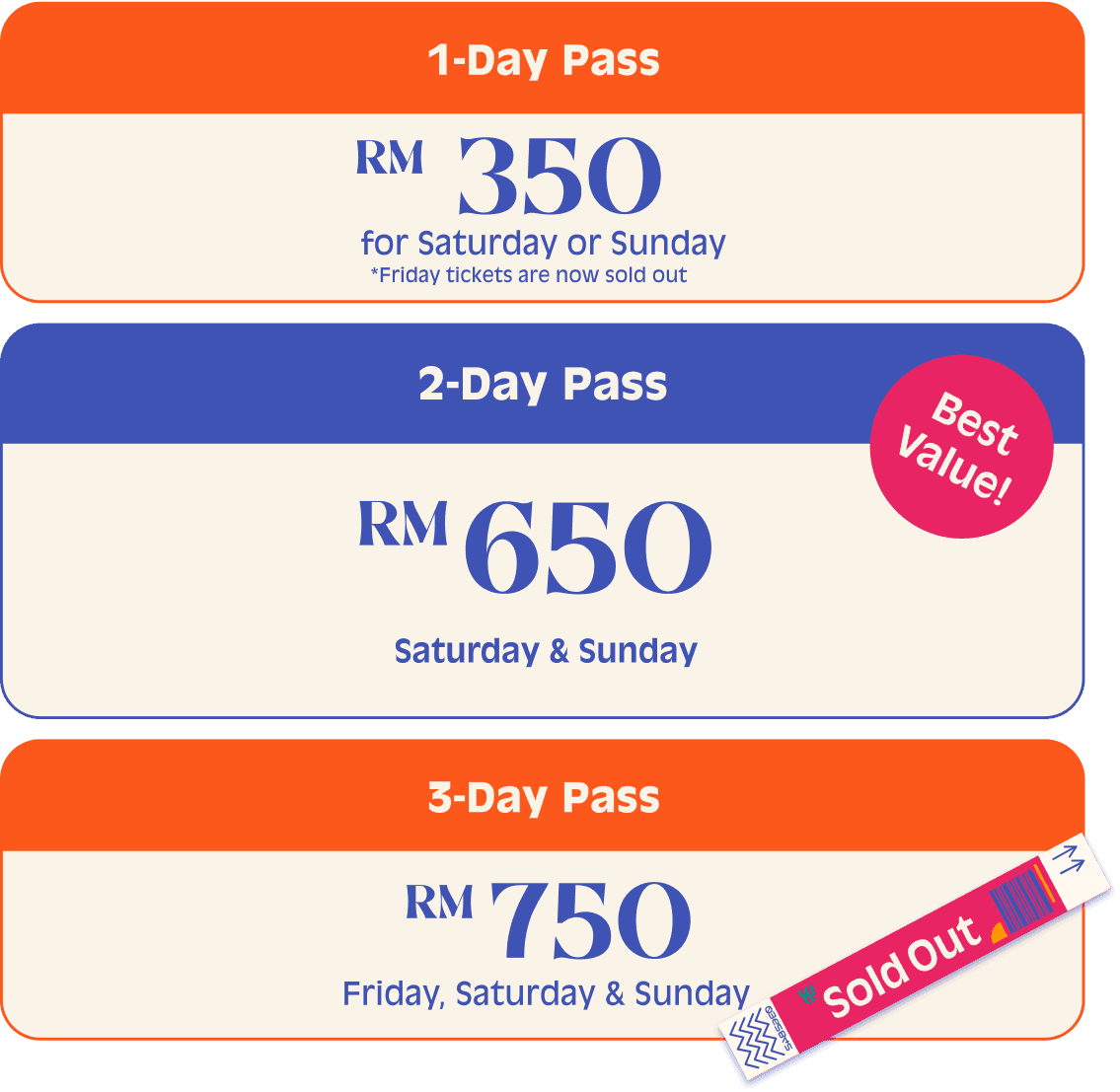 Tickets Available Now