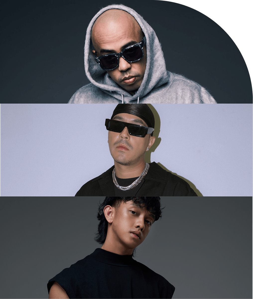 Joe Flizzow, SonaOne and Ismail Izzani